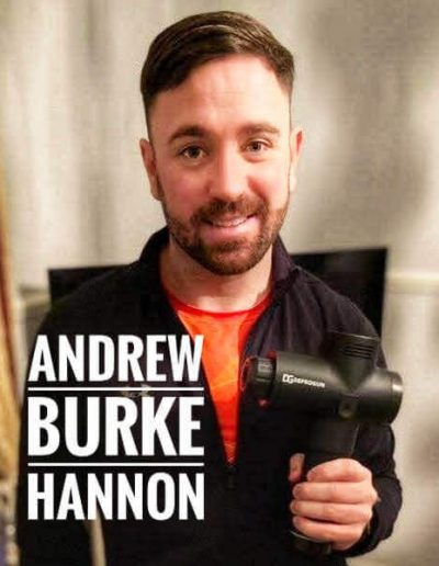Andrew Burke Hannon Operation Transformation Deprogun Massage gun