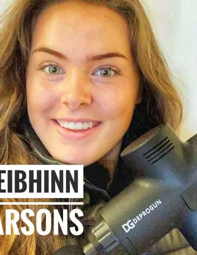 Beiphinn Parsons Irish rugby Deprogun Massage gun