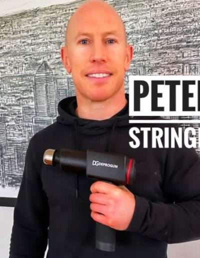 Peter Stringer DG Elite Massage gun Ireland Deprogun