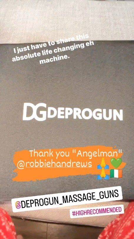 Thank you Angelman @robbiehandrews #angelman #massagegun #ireland #massagegunsireland #deprogun